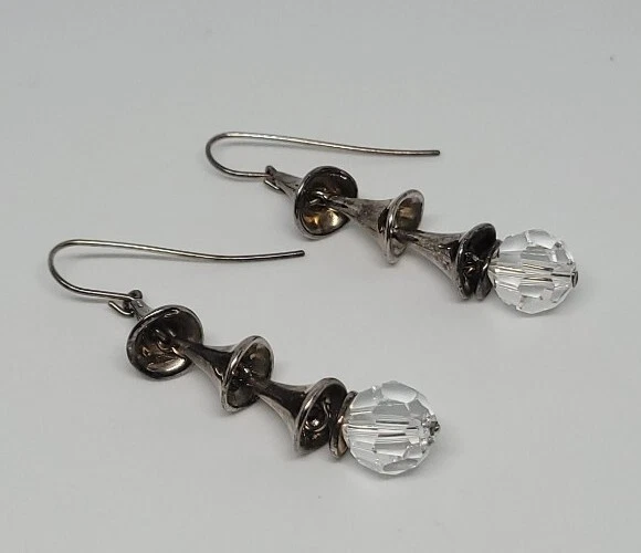 Robert Lee Morris RLM Studio Sterling Silver 925 Crystal Earrings