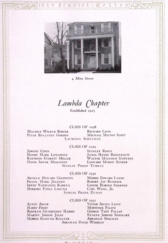 1929 Rutgers College Scarlet Letter Page Lambda Chapter | eBay