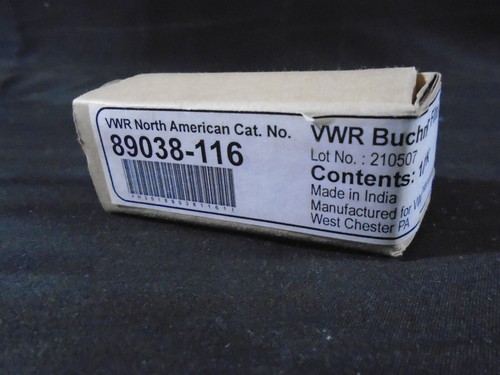Entonnoir filtre Buchner porcelaine VWR 2mL 89038-116 1/PK - Photo 2/6