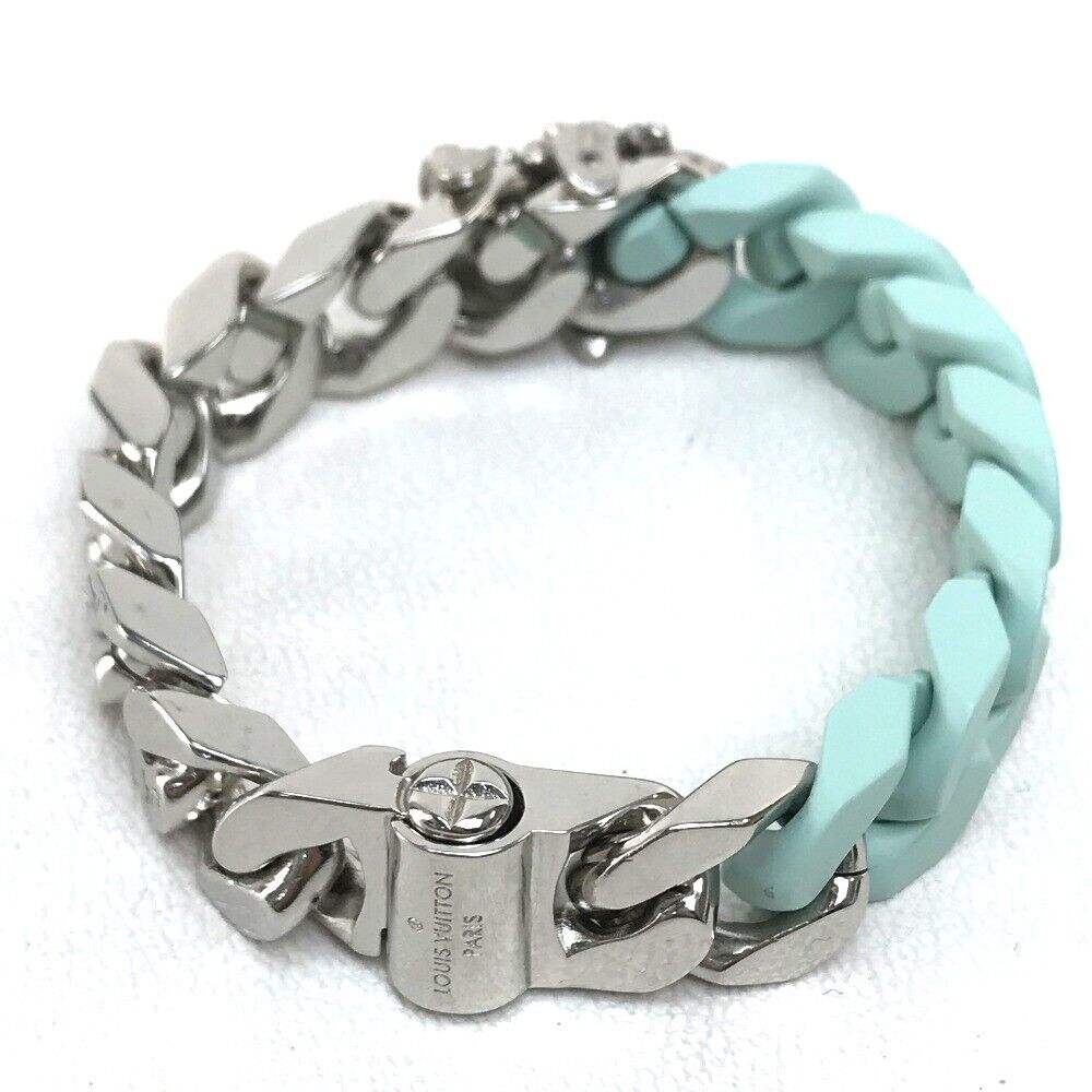 LOUIS VUITTON MP2630 Bracelet LV Sculpture Chain Bracelet LOUIS VUITTON MP2630 Bracelet LV Sculpture Chain Bracelet
