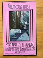 BG 188-1  Bill Graham Fillmore W.  1st Concert Poster: John Mayall & others