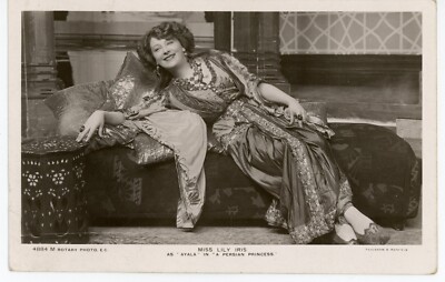 Actress Lily Iris 1909 Postcard Posted