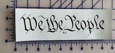 We The People Dont Tread On Me Second Amendment Black White Logo Vinyl Decal We The People Dont Tread On Me Second Amendment Black White Logo Vinyl Decal
