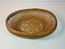 CORBEILLE DE TABLE EN OSIER ANCIENNE XIXème