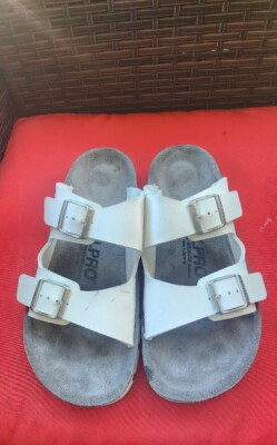 Alpro Birkenstock Orthopedic White Sandals Men's Size: 41 / US 7.5 / 26.5cm SH