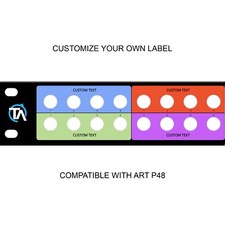 Custom Patchbay label compatible with ART P48