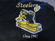 Pittsburgh Steelers 75th Season Long Sleeve Shirt 1933 - 2007 primary logo