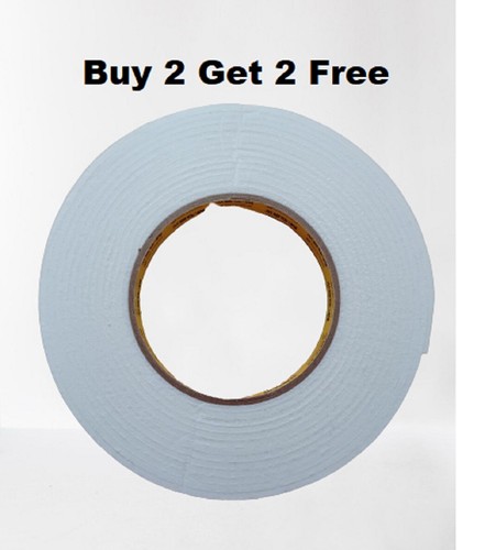 Heavy Duty Strong Double Sided Foam Tape Adhesive Craft Padded Mounting 4 5m Ebay