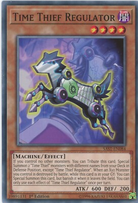 Yugioh Time Thief Regulator SAST-EN084 Common 1st Edition NM x3