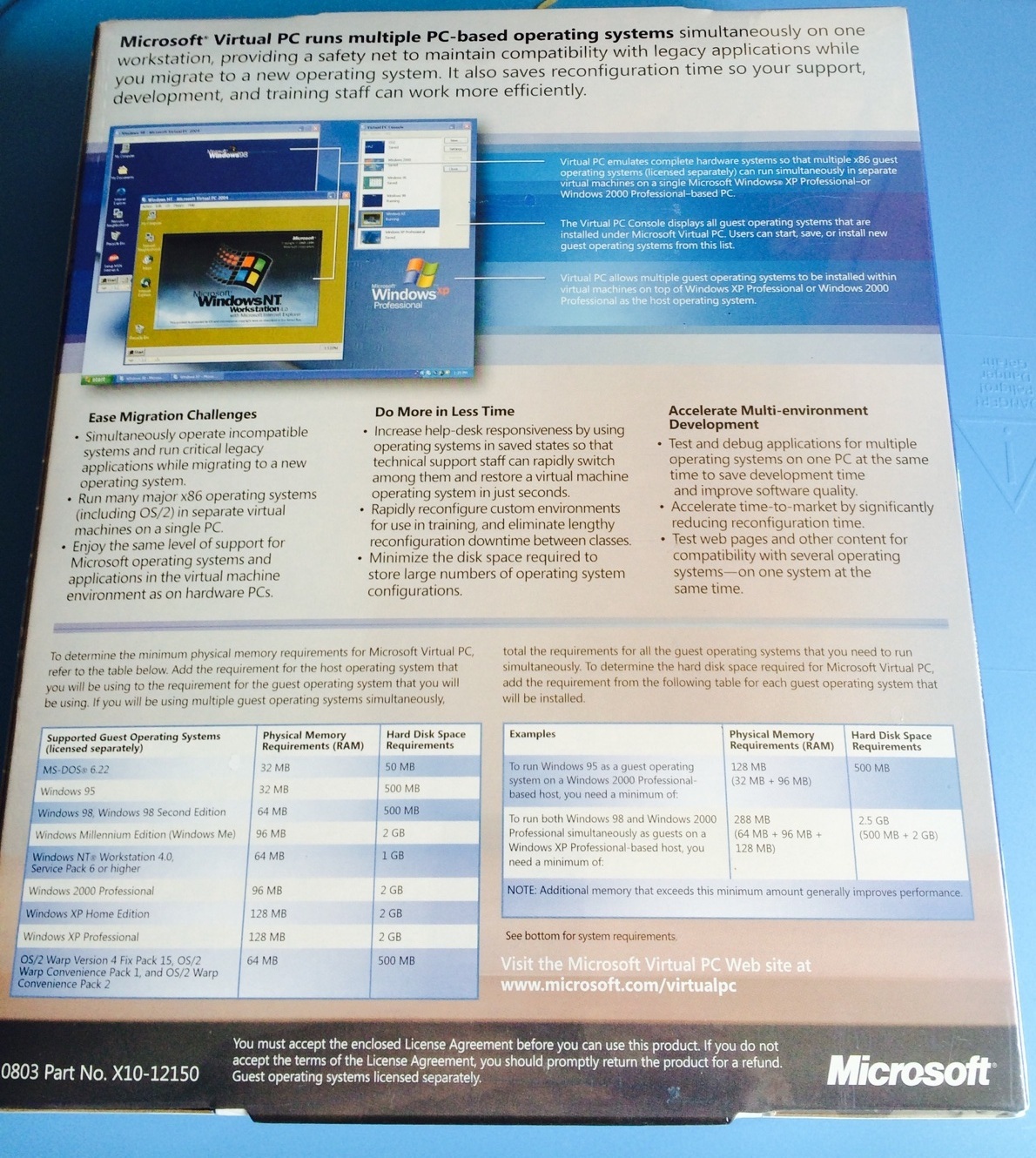 Microsoft Virtual Pc 04 For Sale Online Ebay