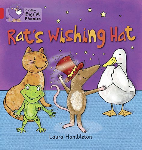 Collins Big Cat Phonics - RAT'S WISHING HAT: Band 02B/Red B.by Hambleton New**
