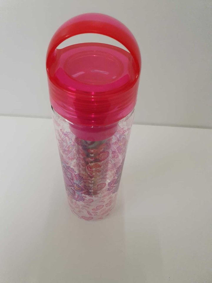 Disney Aladdin Genie Fruit Infuser Plastic Transparent Water Bottle