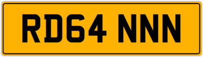 DANN DEAN DANNY DANA DIANNA DONNA DAN DON DIANNE PRIVATE NUMBER PLATE RD64 NNN