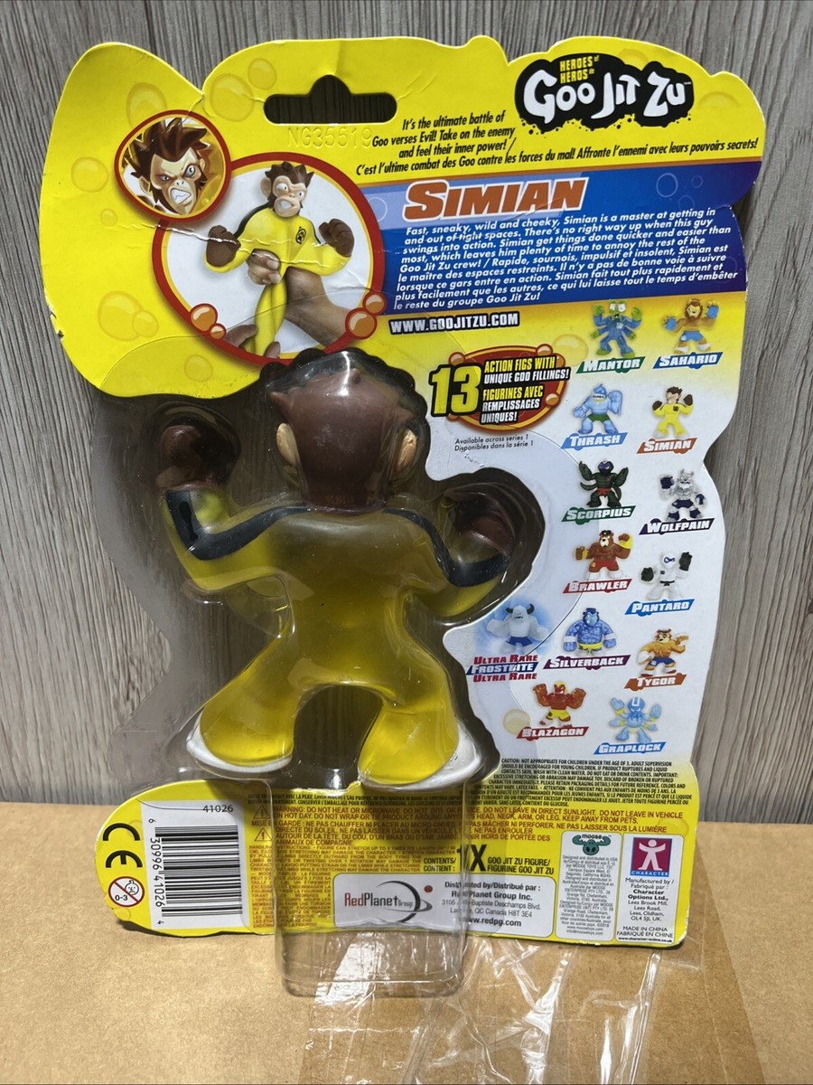 もん吉8 Amazon.com: Heroes of Goo Jit Zu - Stretchy Monkey Action Figure