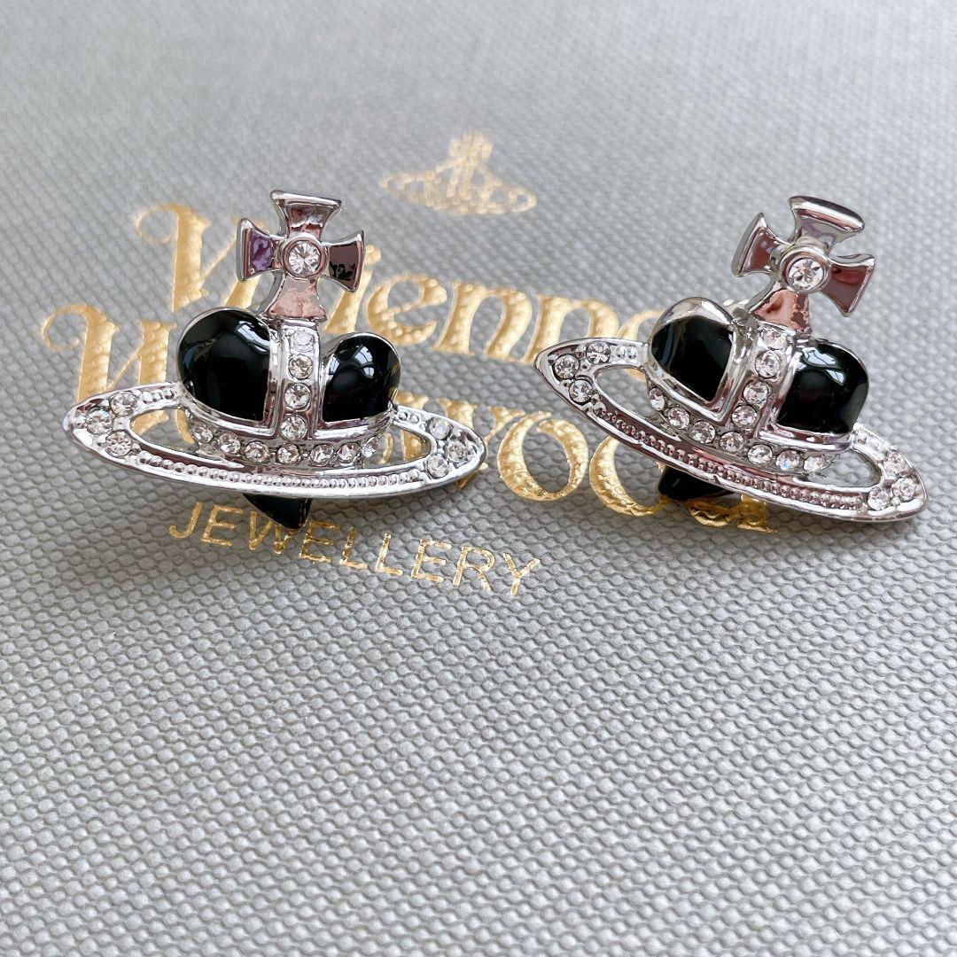 Vivian Diamante Heart Earrings