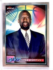 2021 Topps Finest Basketball #42 JAMES WORTHY REFRACTOR Parallel Lakers