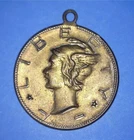 UNUSUAL 1916 MEDALET (MERCURY / LIBERTY HEAD) ST. GEORGE / DRAGON - *13438315 🌈