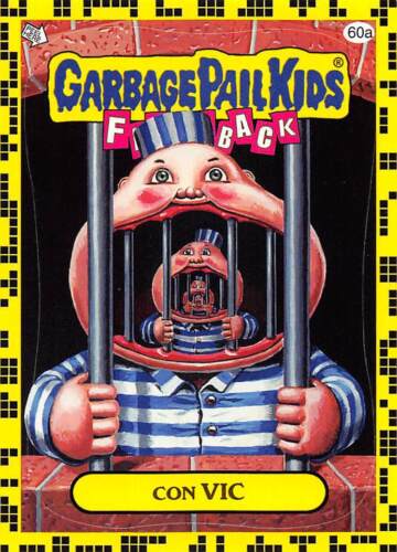 GARBAGE PAIL KIDS 2011 FLASHBACK SERIES 2 PICK-A-CARD YELLOW BASE STICKERS TOPPS - Picture 238 of 321