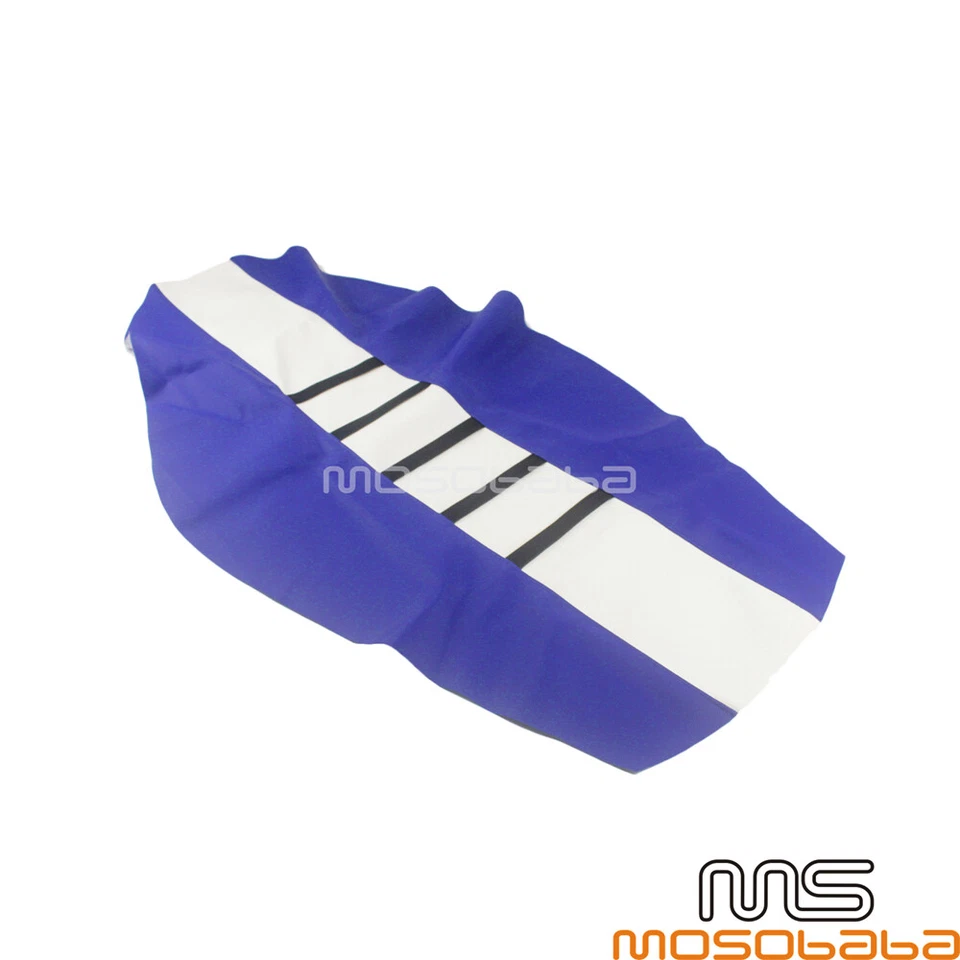 Cubierta de asiento de goma revestimiento acanalado para Yamaha WR YZ TTR XT TT 225 230 250 426 450 Foto 3 de 4