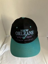 Vintage New Orleans French Quarter Hat KC Cap Jazz Sax Bourbon Street Trucker 