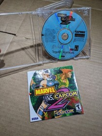 Marvel vs. Capcom 2 (Dreamcast) DISC + MANUAL - No Back Inlay