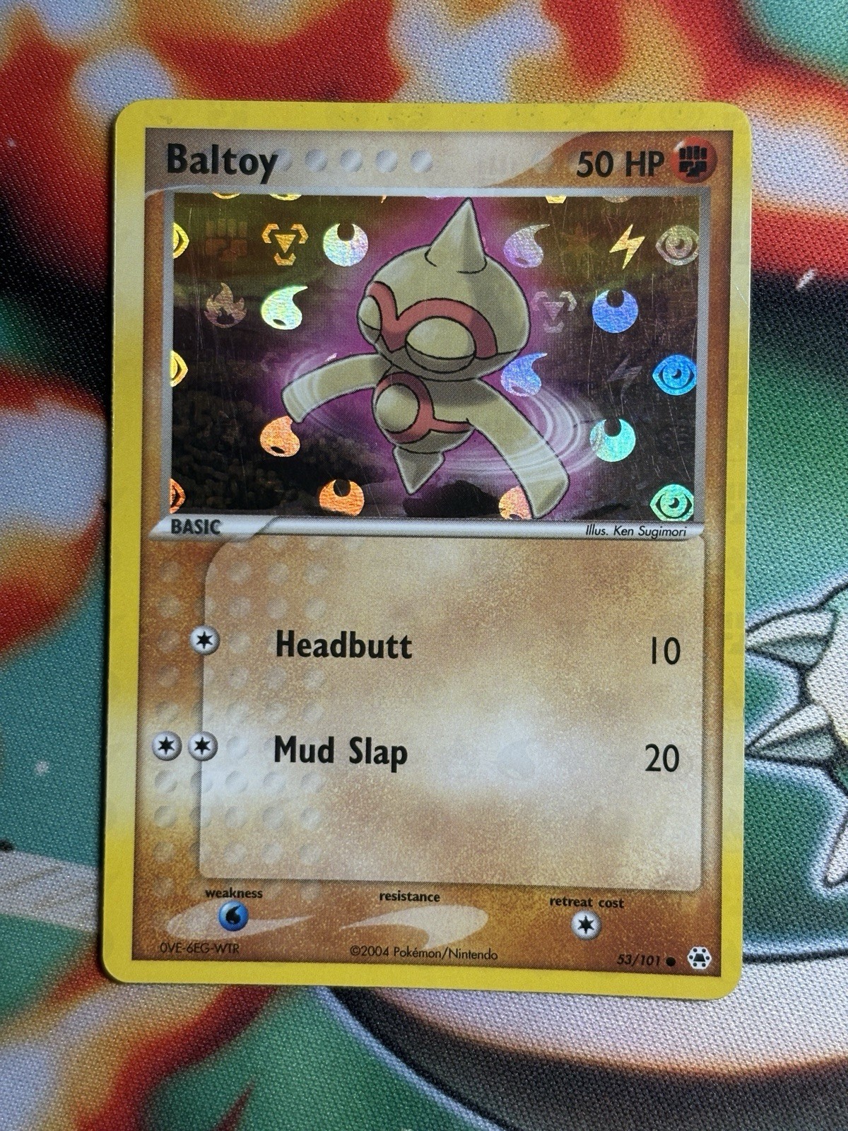 Pokémon Baltoy Ex Hidden Legends Reverse Holo 53/101 Card