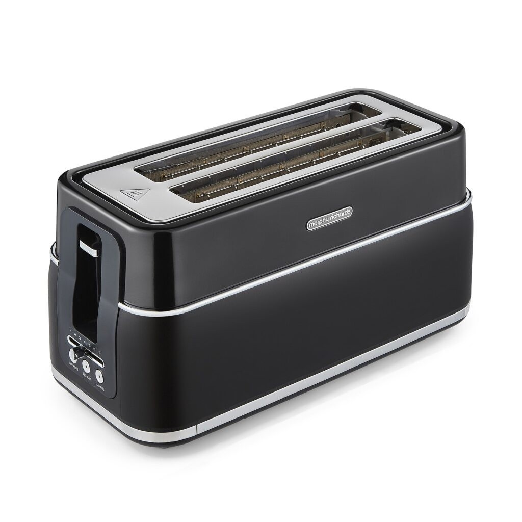 B&Q - Signature 4-Slice Toaster Black - Image 2