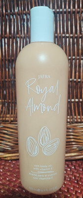 Jafra Royal Almond Body Oil Jumbo 16.9 oz NEW & SEALED