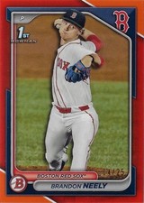 2024 Bowman Draft #BD-122 Brandon Neely Orange #/25