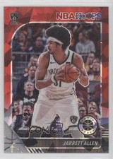 2019 Panini NBA Hoops Premium Stock Red Cracked Ice Prizm Jarrett Allen #12 vs5