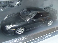 Minichamps 1/43 Porsche 911 GT2 2000 Black Metallic 430060124 Minicar