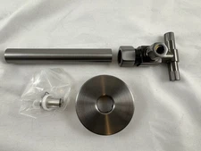 Brizo BT022205-SL Litze Angled Supply Stop Valve Knurled T Lever Handle Luxe Ste