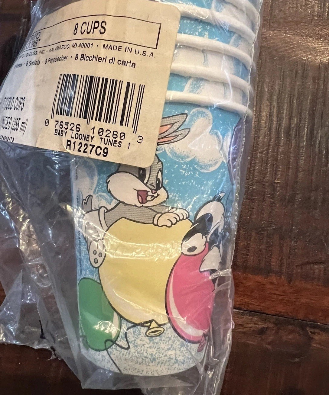 Vintage NOS Baby Looney Tunes 1st Birthday Party Plates cups Napkins Invitations