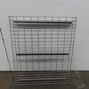 38" x 46" Double Waterfall Wire Decks Pallet Racking Shelf 2,500 lbs Cap. USED