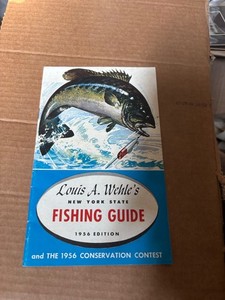 1956 Louis A Wehles NY State Fishing Guide