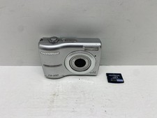 Olympus FE-210 Digital Camera 7.1MP Silver Compact Point  Shoot Tested