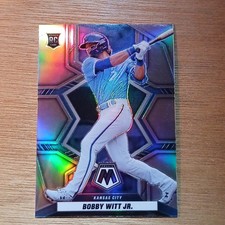 Bobby Witt Jr 2022 Mosaic Baseball Base Silver Prizm RC #265 Kansas City Royals 