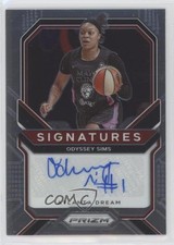 2021 Panini Prizm WNBA Signatures Odyssey Sims #SG-ODS Auto dw5