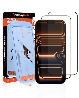 chubbycable 2PCS ChubbyShield Ultra for iPhone 17 Air HD Tempered 17