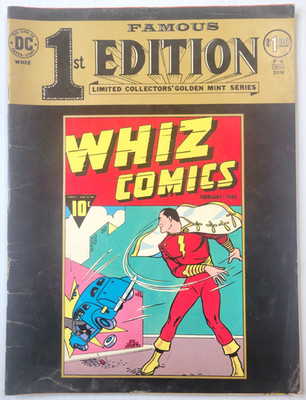 Famous First Edition F-4 WHIZ COMICS #1 Shazam 1974 Treasury | DC Giant Reprint