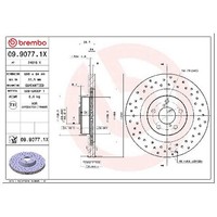 2X Bremsscheibe Vorne FüR Subaru Outback BH BP 2.0 2.5 3.0 00 Bis 09 Brembo Teil