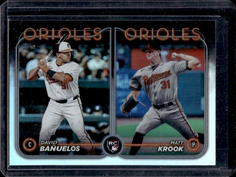2024 Topps Update David Banuelos Matt Krook RC Rainbow Foil Rookie Common #US315