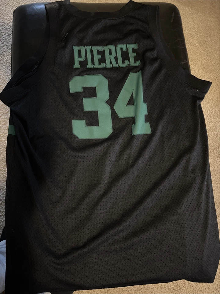 Camiseta deportiva vintage Nike Paul Pierce #34 Boston Celtics negra cosida de la NBA para hombre 2XL +2 Foto 4 de 4