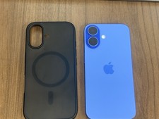 Apple iPhone 16 128GB Ultramarine Blue Unlocked Smartphone MYAT3LL/A Case