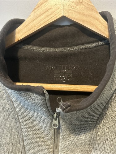 Herren Arc’teryx POLARTEC grün Fleece Viertelreißverschluss Large *MÄNGEL* - Bild 2 von 7