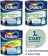 Dulux SIMPLY REFRESH Emulsion ONE COAT Matt Paint COLOURS 2.5L - Walls & Ceiling