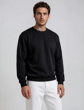 Men  s Crewneck Sweatshirt Fleece Pullover Casual