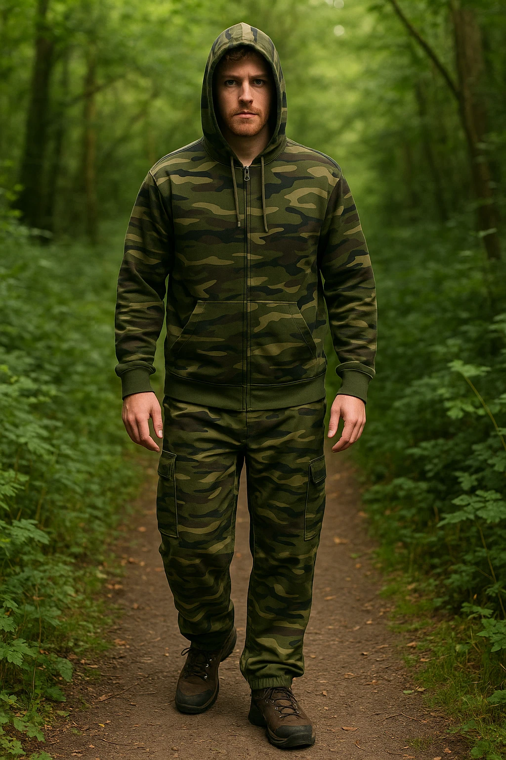 Camouflage Zip Hoodie 100% Cotton Mens Womens Camo Jungle Woodland Jacket XS-2XL
Opens in a new wind