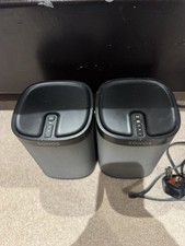 Sonos Play:1 Smart Wireless Speaker Black/Silver Pair (set of 2)