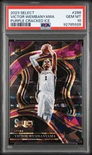 PSA 10 2023 SELECT VICTOR WEMBANYAMA #288 COURTSIDE PRIZM ROOKIE RC /99